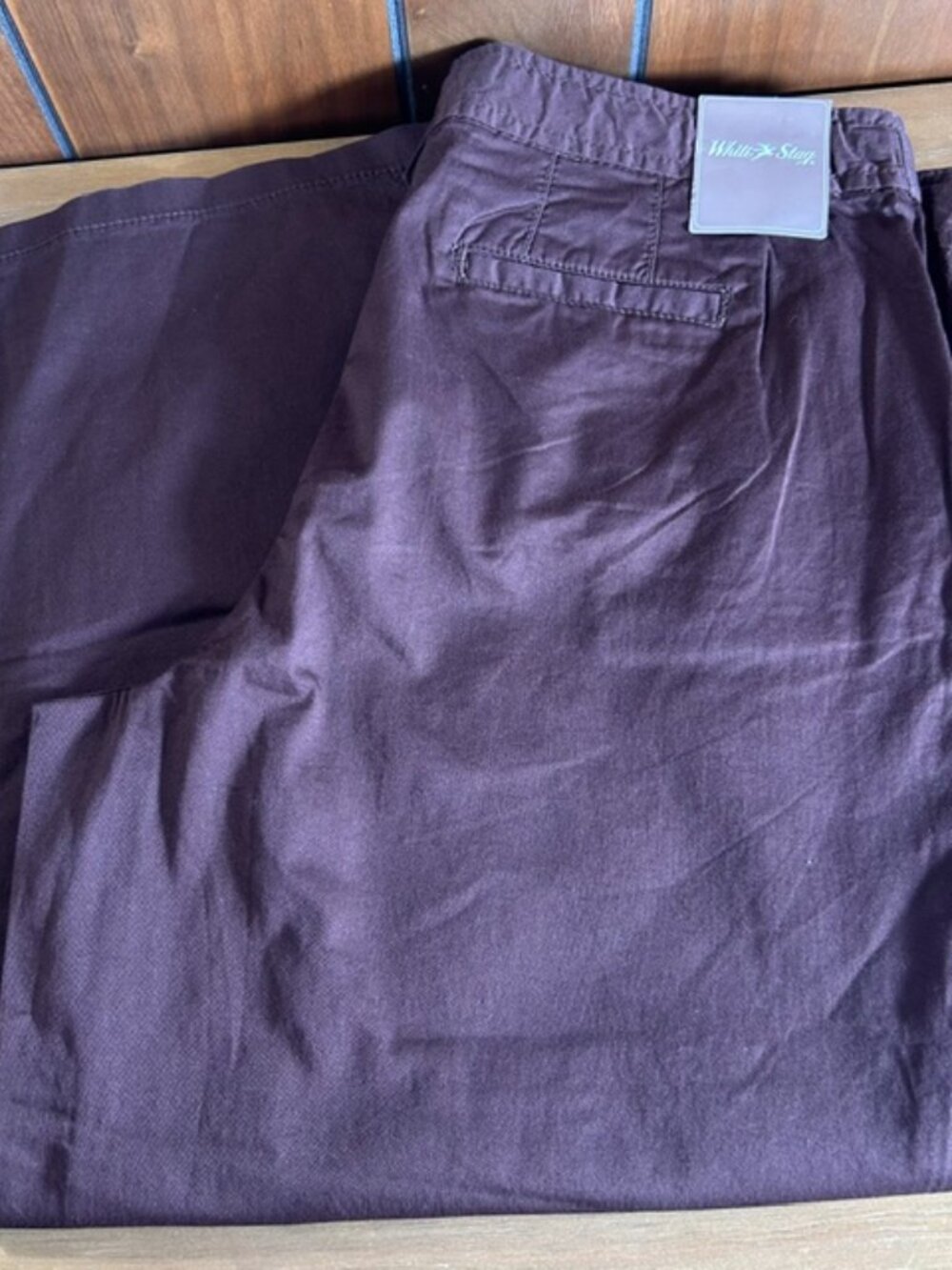 White Stag Womens Brown Lightweight Stretch Capri Pants. Size 10 New w/ Tags - Picture 9 of 9